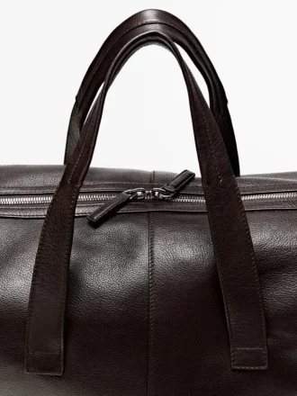 Bolso de viaje de piel napa