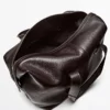 Bolso de viaje de piel napa Bolso de viaje de piel napa