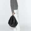 Bolso mediano de piel napa Bolso mediano de piel napa