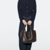 Bolso mediano de piel napa Bolso mediano de piel napa