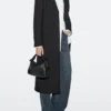 Bolso mediano de piel napa tejida Bolso mediano de piel napa tejida