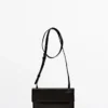 Bolso mini bandolera de piel napa