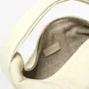 Bolso mini de media luna de piel napa Bolso mini de media luna de piel napa