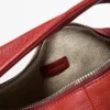 Bolso mini de media luna de piel napa Bolso mini de media luna de piel napa