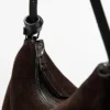 Bolso pequeño de piel de ante serraje Bolso pequeño de piel de ante serraje