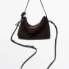 Bolso pequeño de piel de ante serraje Bolso pequeño de piel de ante serraje
