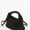 Bolso pequeño de piel de vacuno trenzada Bolso pequeño de piel de vacuno trenzada
