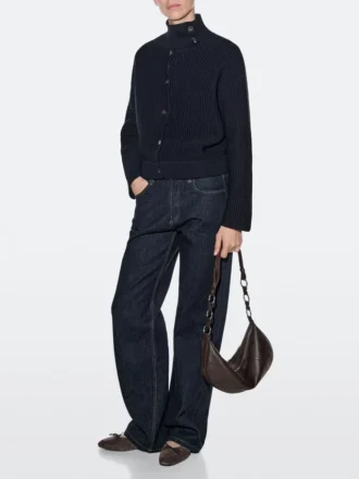 Bolso pequeño de piel napa