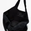 Bolso shopper mediano de piel serraje Bolso shopper mediano de piel serraje