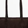 Bolso tipo cartera de cuero serraje Bolso tipo cartera de cuero serraje
