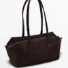 Bolso tipo cartera de cuero serraje Bolso tipo cartera de cuero serraje