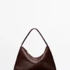 Bolso tipo cartera grande de piel napa trenzada Bolso tipo cartera grande de piel napa trenzada