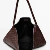 Bolso tipo cartera grande de piel napa trenzada Bolso tipo cartera grande de piel napa trenzada