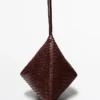 Bolso tipo cartera grande de piel napa trenzada Bolso tipo cartera grande de piel napa trenzada