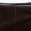 Bolso tipo cubo de piel de ante dividida Bolso tipo cubo de piel de ante dividida