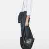 Bolso tote de piel napa Bolso tote de piel napa