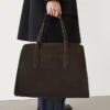 Bolso tote Maxi Md Icon de piel serraje
