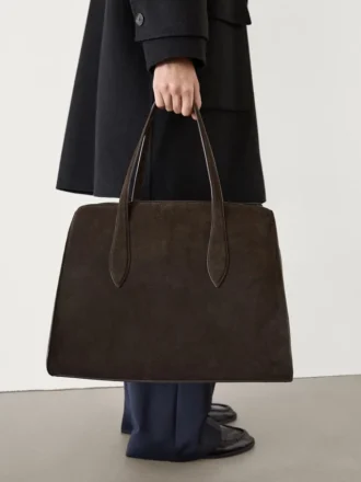 Bolso tote Maxi Md Icon de piel serraje