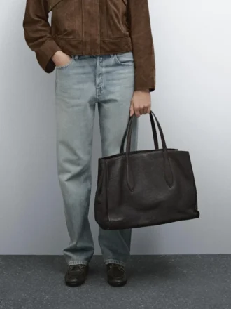 Bolso tote Maxi Nappa Leather Md Icon