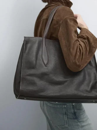 Bolso tote Maxi Nappa Leather Md Icon