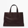 Bolso tote mediano de piel de napa Md Icon