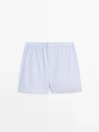 Boxers a rayas 100 % algodón