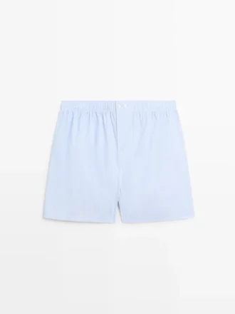 Boxers a rayas 100 % algodón