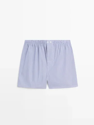 Boxers a rayas 100 % algodón