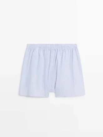Boxers a rayas 100 % algodón