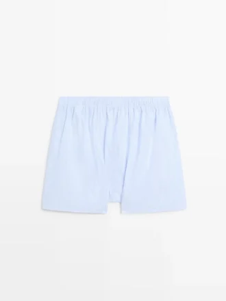 Boxers a rayas 100 % algodón