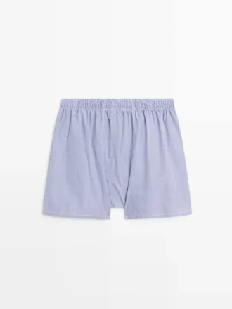 Boxers a rayas 100 % algodón
