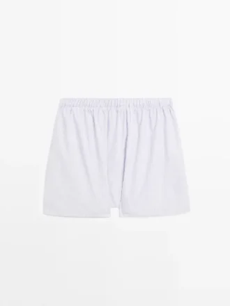 Boxers con estampado de dos rayas