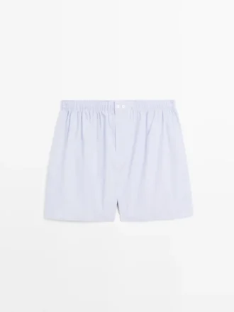 Boxers con estampado de microcuadros