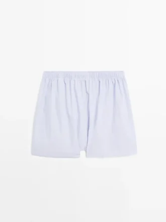 Boxers con estampado de microcuadros