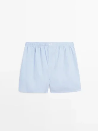 Boxers con estampado de rayas