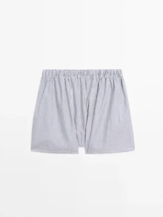 Boxers con estampado de rayas