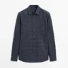 Camisa a cuadros de corte holgado Camisa a cuadros de corte holgado