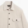 Camisa de algodón con detalles de bolsillos Camisa de algodón con detalles de bolsillos