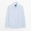 Camisa de corte ajustado 100 % algodón Camisa de corte ajustado 100 % algodón