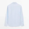 Camisa de corte ajustado 100 % algodón Camisa de corte ajustado 100 % algodón