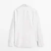 Camisa de corte ajustado 100 % algodón Camisa de corte ajustado 100 % algodón
