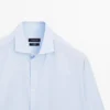 Camisa de corte ajustado 100 % algodón Camisa de corte ajustado 100 % algodón