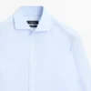 Camisa de corte ajustado 100 % algodón Camisa de corte ajustado 100 % algodón