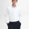 Camisa de corte ajustado 100 % algodón Camisa de corte ajustado 100 % algodón