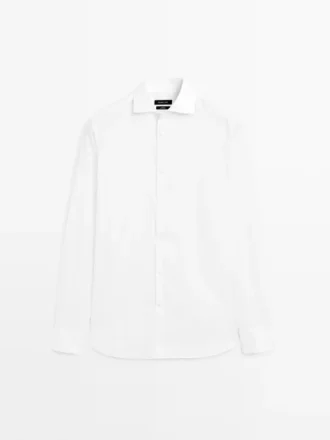 Camisa de corte regular 100 % algodón