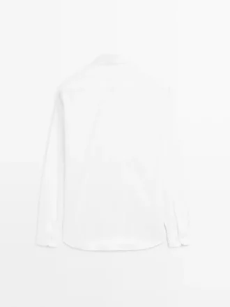 Camisa de corte regular 100 % algodón
