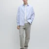 Camisa de corte regular a rayas Camisa de corte regular a rayas