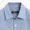 Camisa de corte regular de cuadros 100 % algodón Camisa de corte regular de cuadros 100 % algodón