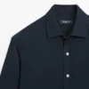 Camisa de corte regular en tejido melange Camisa de corte regular en tejido melange