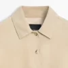 Camisa de cuero de gamuza Camisa de cuero de gamuza